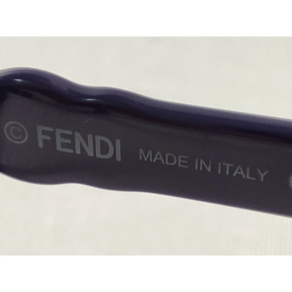 Fendi FF 0276 807 Black Studded Wave Eyeglass Frames with Case & Cloth 51-17-145